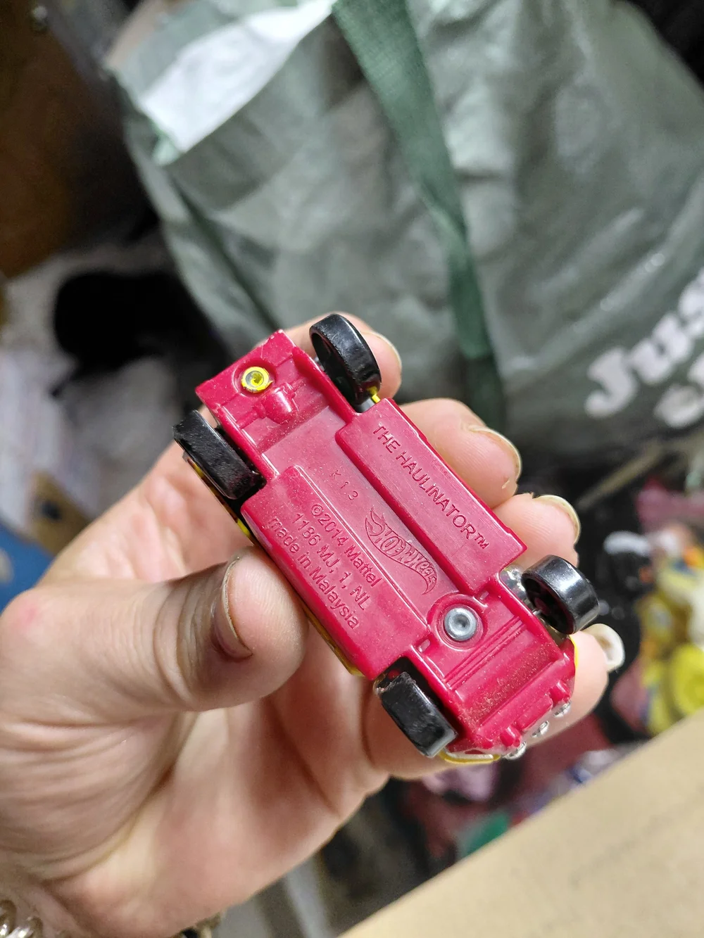 yellow and red Hot Wheels 